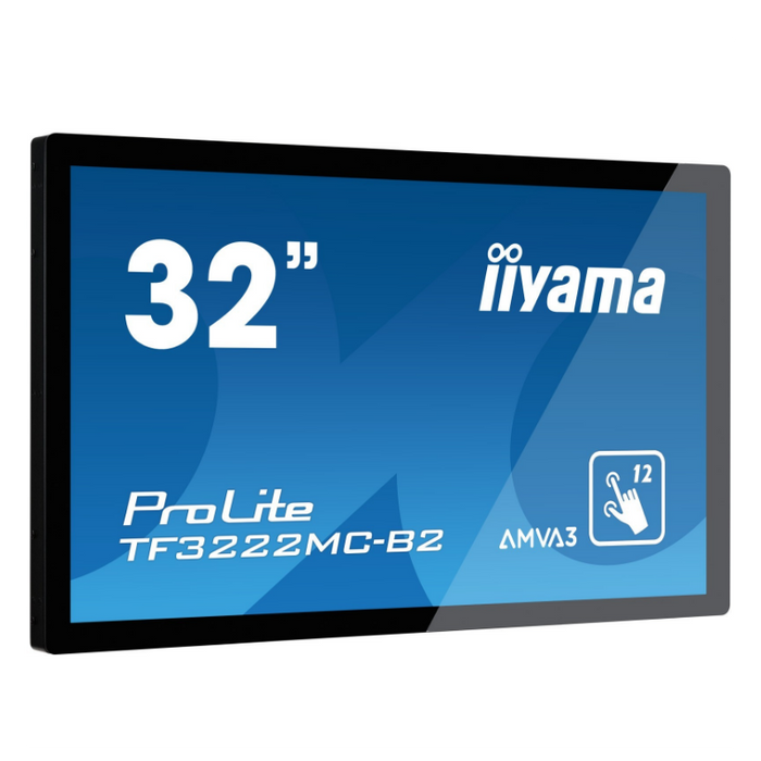 Free standing 32" HD touch-screen